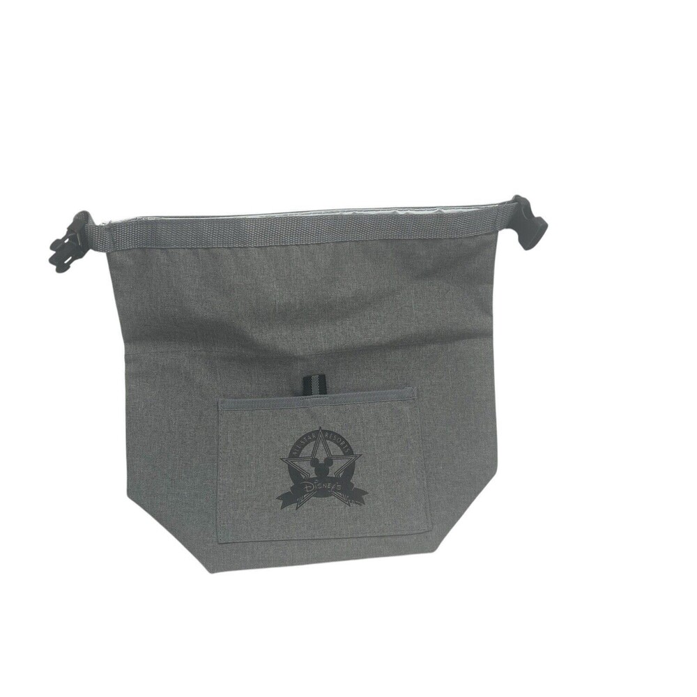 Genuine Disney's All-Star Resort Grey w/ Black Logo Travel Cooler Bag - Picture 7 of 12
